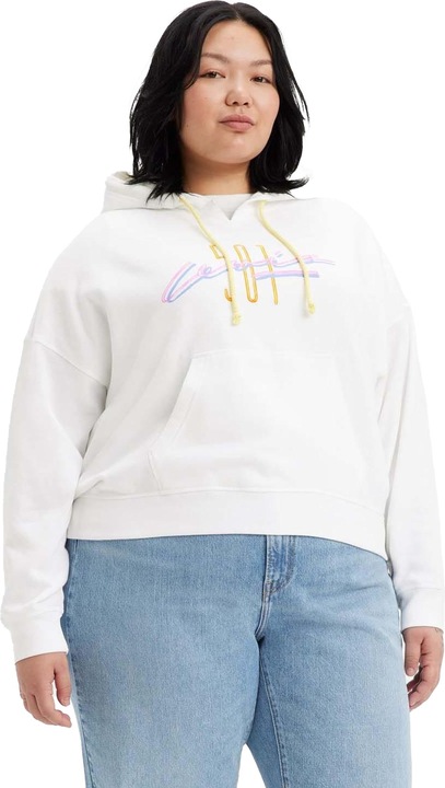 Actual product image Levis Womens/Ladies Authentic Graphic Plus Hoodie (44 D)
