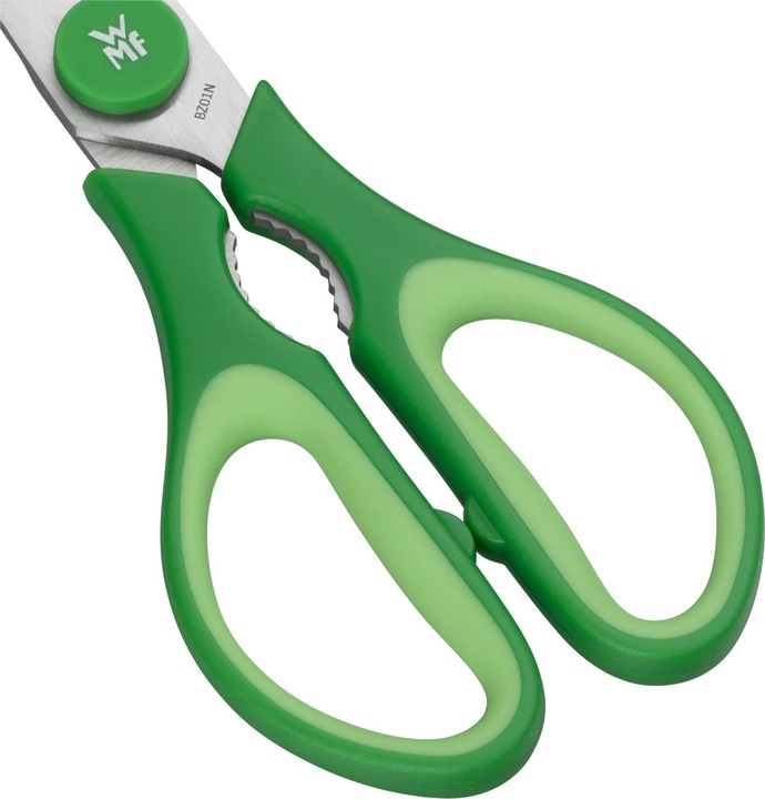 Produktbild WMF Küchenschere Haushaltsschere Allzweckschere 21cm Touch Sägeschliff grün (2100 cm)