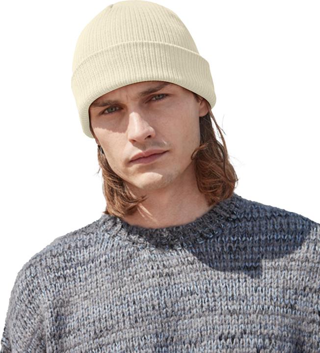 Produktbild Beechfield Erwachsene BioBaumwolle Feinstrick Beanie