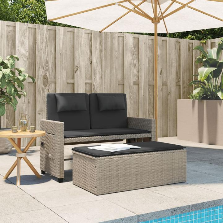 Image du produit vidaXL Ensemble salon de jardin 10 pièces avec coussins