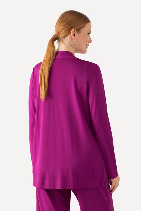 Produktbild Ulla Popken Slinkyjacke, offene Form, Schalkragen, Langarm (42, 44)