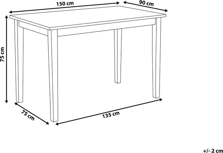 Actual product image Beliani Georgia (150 x 90 x 75 cm)