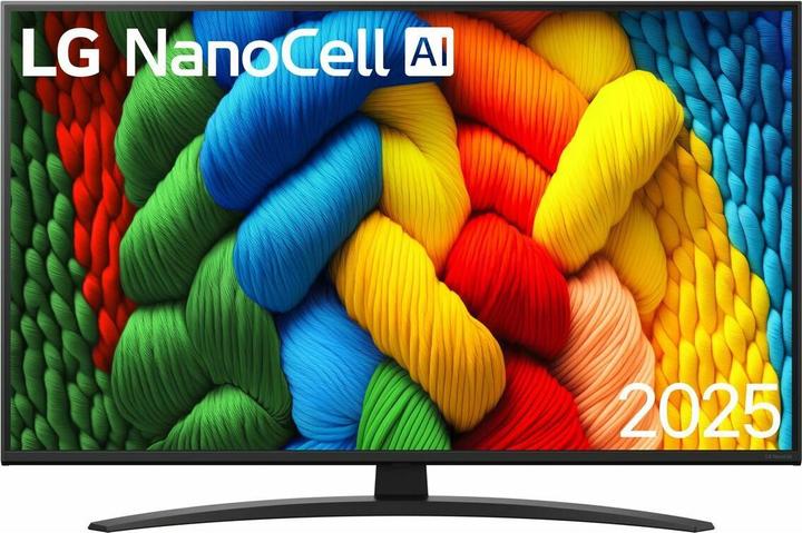 Actual product image LG 75NANO81A6A sw NanoCell LED-TV UHD,Multituner,Smart,PVR,a7,HDR (75", NANO81, Nano-Cell, 4K, 2025)