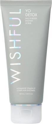 Produktbild Huda Beauty Wishful Yo Detox Charcoal Face & Body Enzyme Scrub 3.38 Oz 100 Ml (Reinigungspeeling, 100 ml)