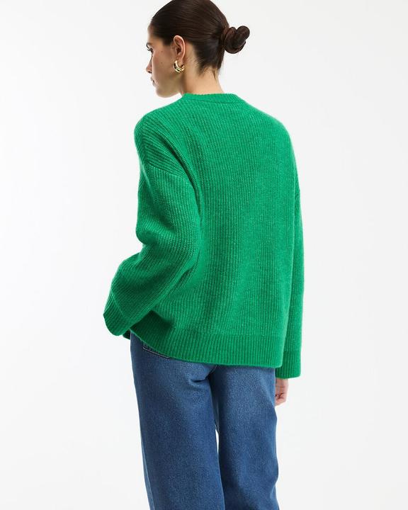 Produktbild La Redoute Collections Pullover mit Rundhalsausschnitt aus flauschigem Grobstrick (L)