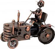 IKO Wijnfleshouder "Tractor" h=25cm l=29cm (Wijnfleshouder)