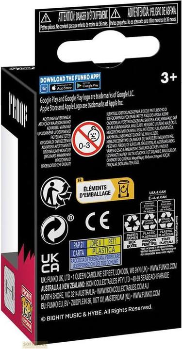 Actual product image Funko BTS POP! vinyl keychain 4 cm Suga Display (12)