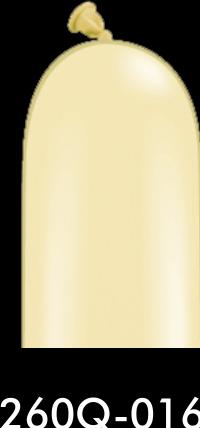 Produktbild Qualatex 100 Modellierballons Elfenbein L 180cm (100 x)