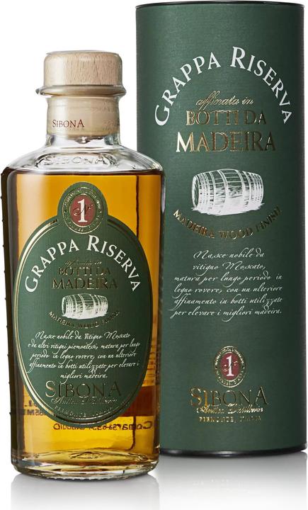 Produktbild Sibona Grappa Riserva Moscato Botti da Madeira (1 x 50 cl)