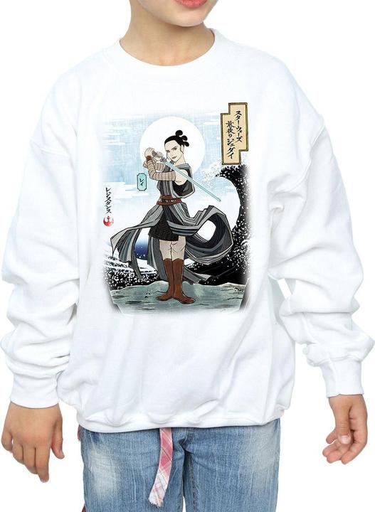 Image du produit Star Wars - Sweat THE LAST JEDI JAPANESE REY - Fille (140, 146)