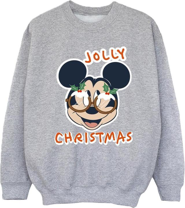 Produktbild Disney Mickey Mouse Jolly Christmas Glasses Sweatshirt Mädchen (116)