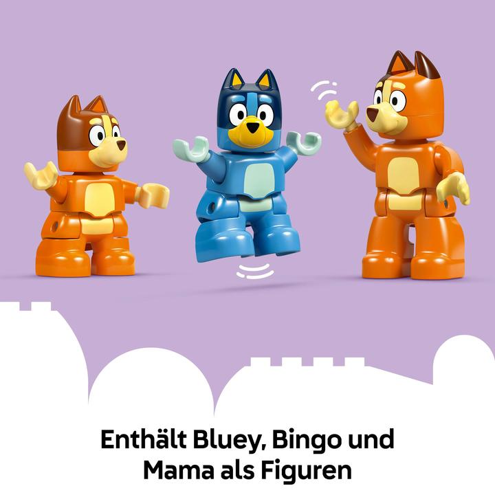 Image du produit LEGO La maison familiale de Bluey avec jeu de mémoire (10459)