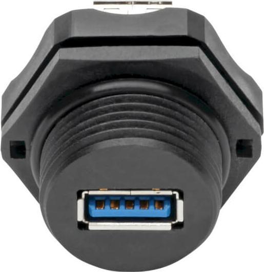 Produktbild Eaton TRIPPLITE USB 3.0 Coupler SuperSpeed 3.0/3.1 Industrial - USB-A F/F Shielded IP68 Dust Cap TAA