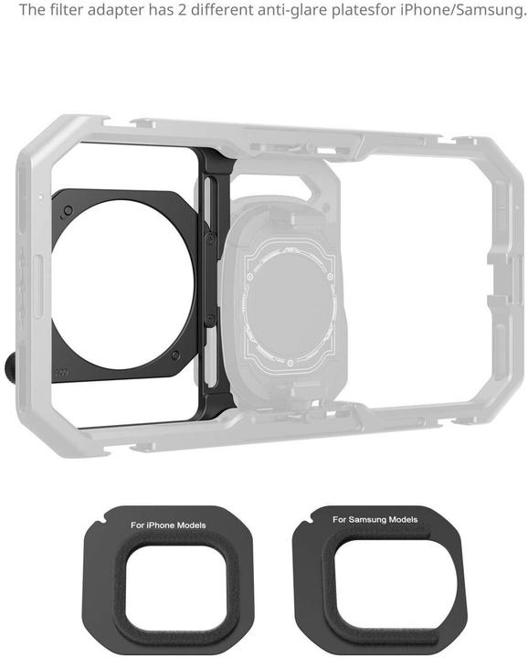 Produktbild SmallRig 67-mm-Gewindefilteradapter mit Sonnenschutzblenden