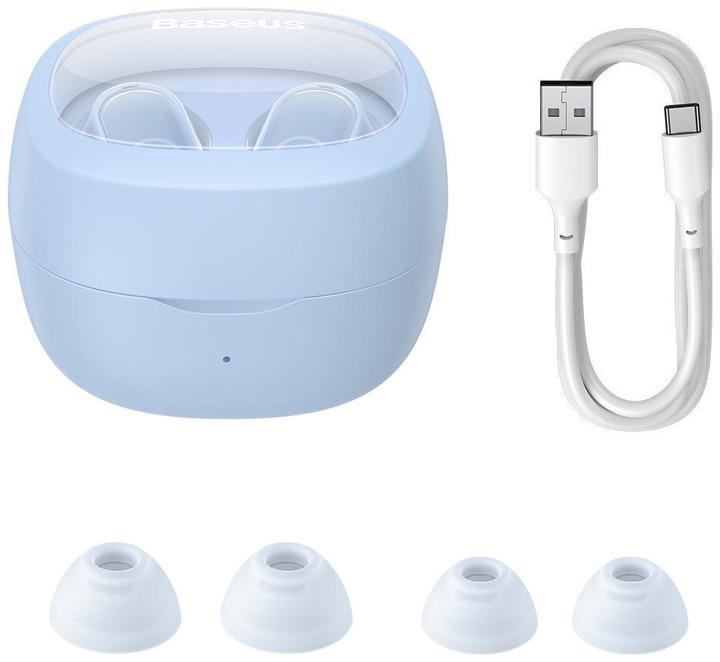 Image du produit Baseus Ecouteurs Bowie WM02 Bleu (5 h, Sans fil)