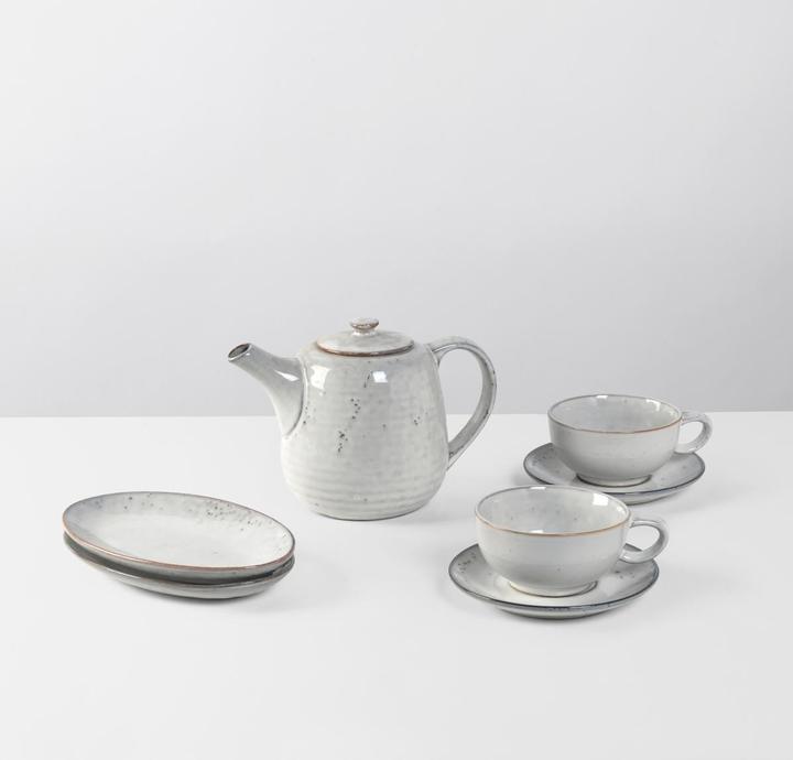 Actual product image Broste Copenhagen Nordic Sand tea set for two (7 pcs.)