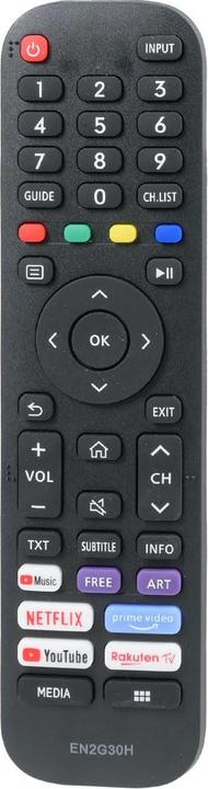 Produktbild Azurano Fernbedienung kompatibel mit HISENSE EN2G30H, T269780, VIDAA (Gerätespezifische Fernbedienung, Infrarot)