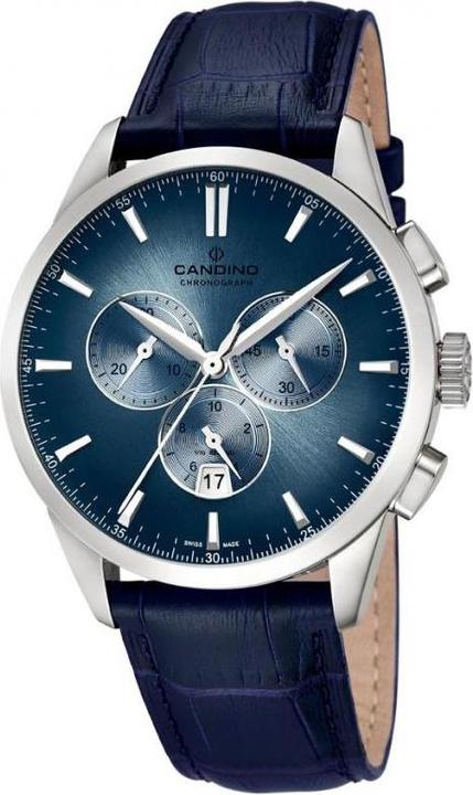 Produktbild Candino C4517/7 Herrenuhr Chronograph Sport Athletic Chic (Chronograph, Swiss Made, 43 mm)