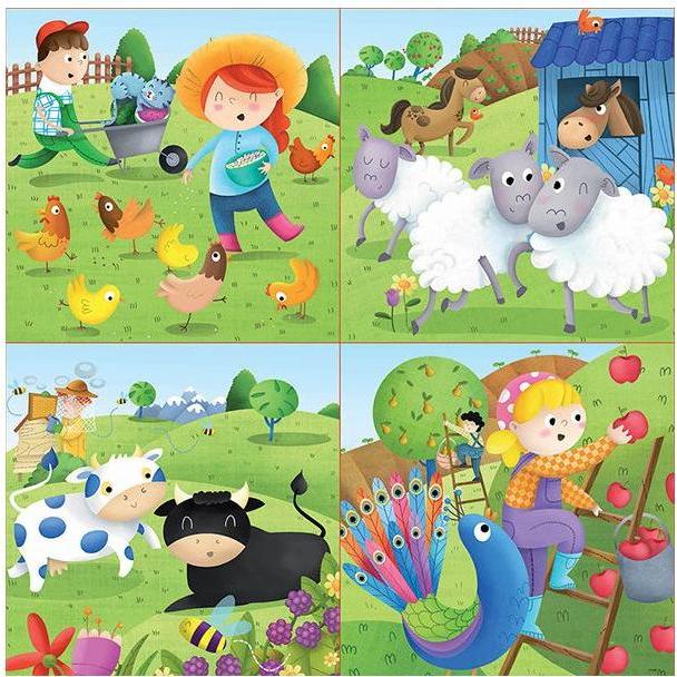 Thumbnail - Educa Farm Animals 6/9/12/16 Teile ** (43 Teile)