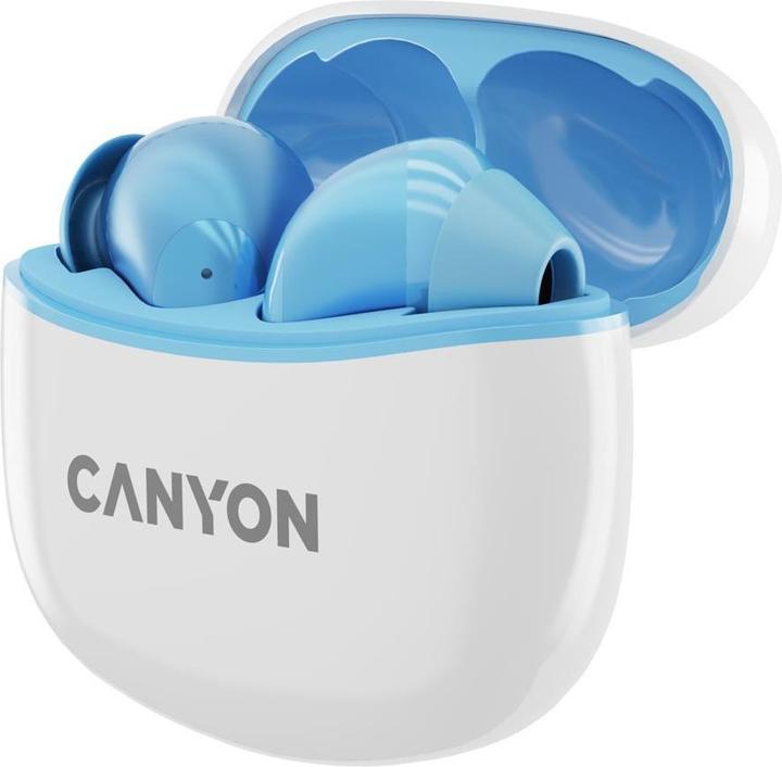 Actual product image Canyon TWS-5, True Wireless Bluetooth earphones, USB-C charging, charging station in cassette, black (Wireless)