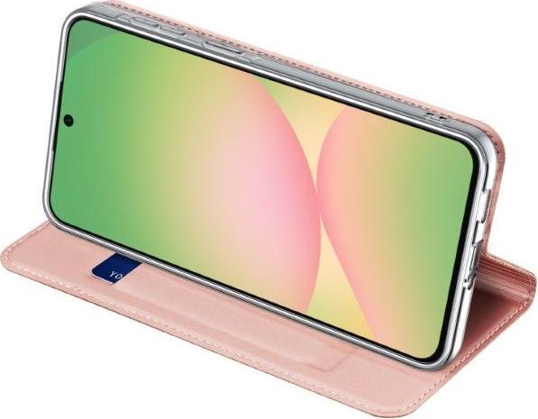 Produktbild Dux Ducis Samsung Galaxy A57 5G Wallet Cover Stand Card Holder – Pink (Samsung Galaxy A57)