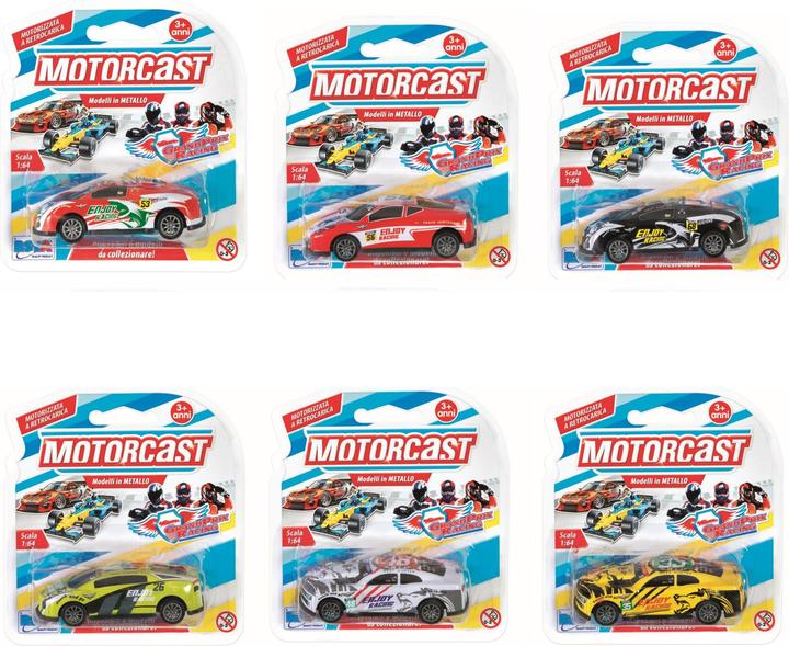 Immagine prodotto Rs Toys Auto die cast pullback 6 mod. Blister 1/64