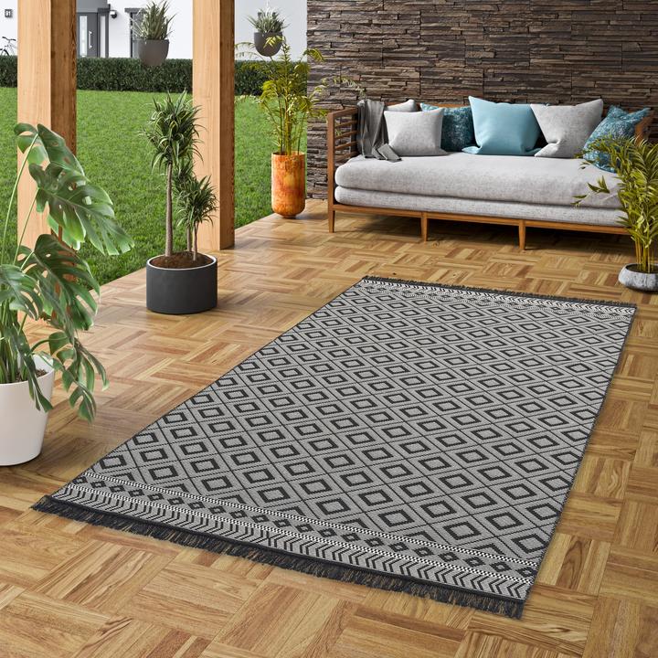 Produktbild Pergamon Teppich Beidseitig Ethno Kelim Modern (80 x 150 cm)
