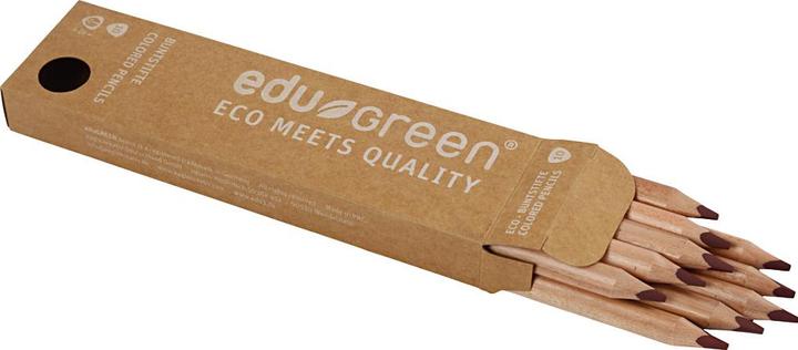 Produktbild EDU3 Edugreen Jumbo Coloured Pencils (10x)