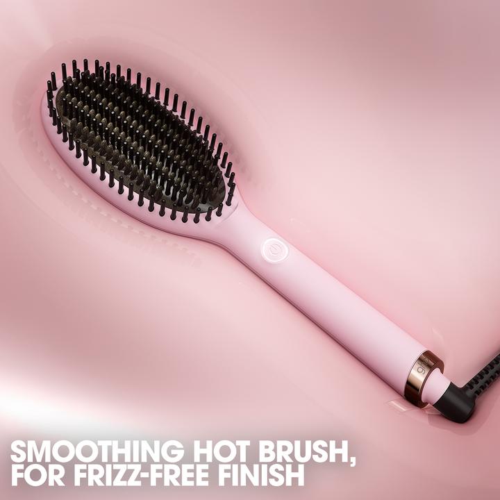 Produktbild ghd glide Limited Edition Hot Brush in Pink-Sorbet mit Hitzeschutz-Etui