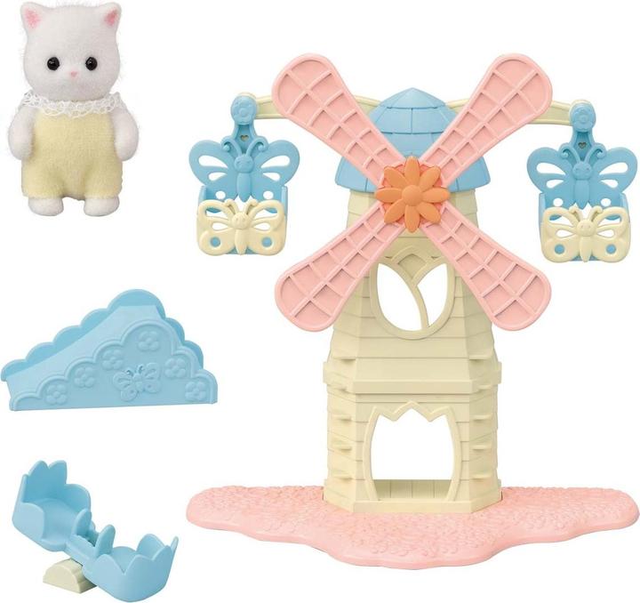 Image du produit Sylvanian Families Parc du moulin à vent pour bébés
