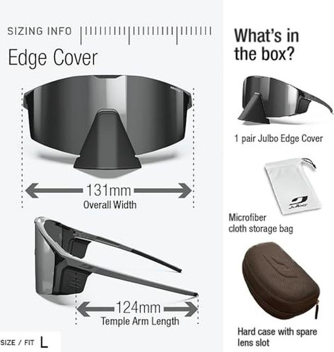 Produktbild Julbo Edge Cover Spectron S4 (VLT 5%) (Blue-Black, Spectron 4)