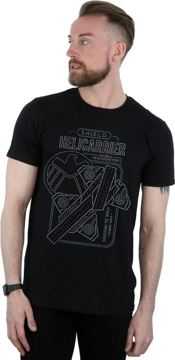 Image du produit - T-shirt S.H.I.E.L.D. HELICARRIER MOBILE HQ - Homme (M)