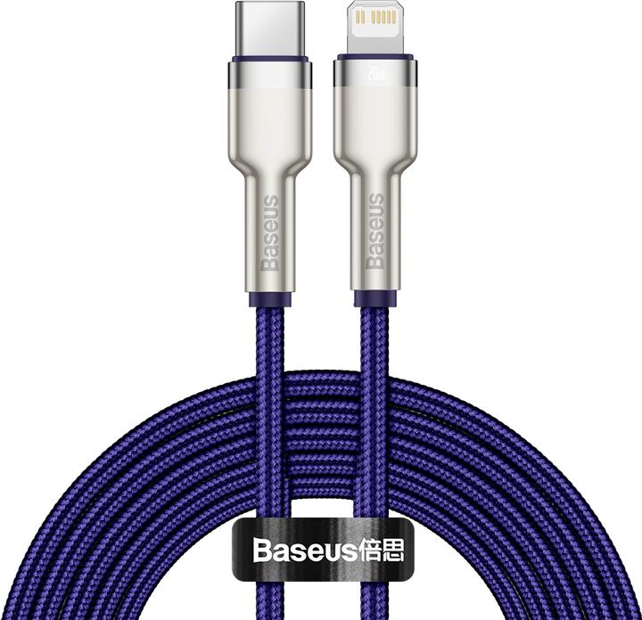 Produktbild Baseus Cafule Series USB-C cable for Lightning, 20W, 2m (purple) (2 m, USB 2.0, 20 W)