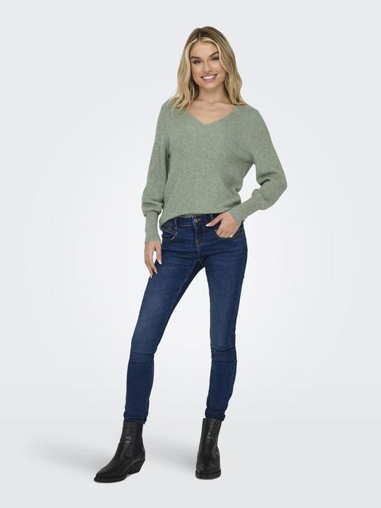 Produktbild Only Lang V-Ausschnitt Strickpullover (XS)