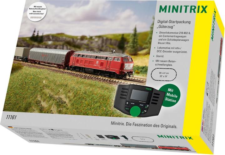 Produktbild MiniTrix 11161 N Startpackung Güterzug der Railsystems RP GmbH (Spur VI)