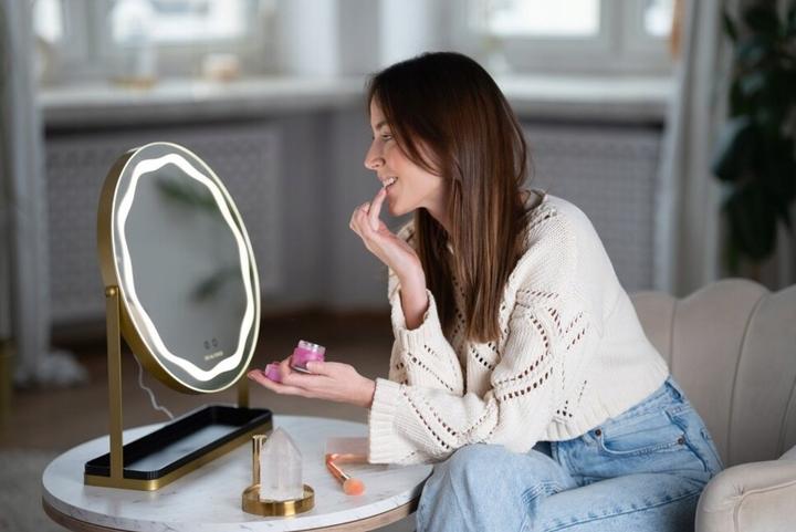 Productafbeelding Beautifly Ronde LED make-up spiegel