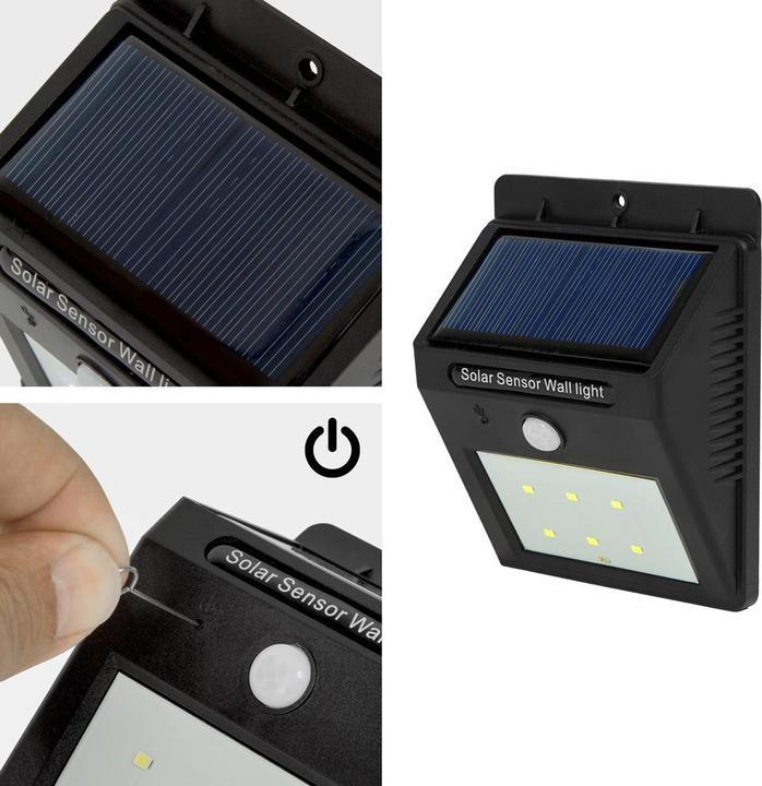 Produktbild tectake Solar Leuchte (100 lm, IP64)
