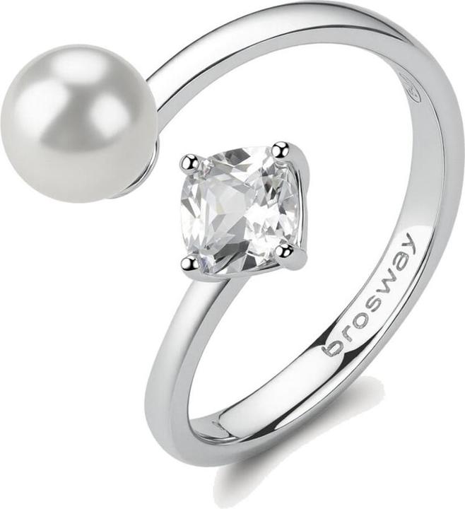 Brosway Charming Silver Open Ring Infinite White Fancy Fiw147