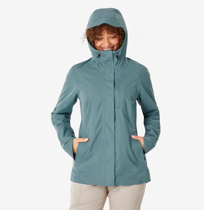 Immagine prodotto Quechua Wanderjacke Damen wasserdicht - NH500 grün (L)