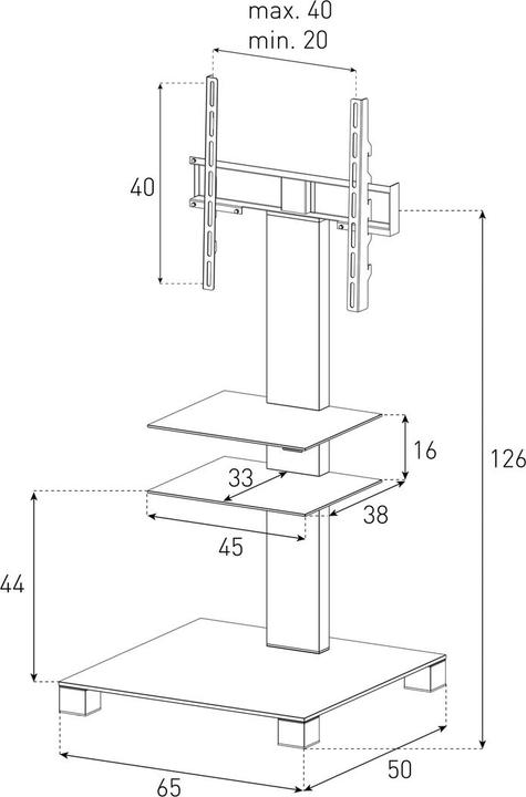 Produktbild Sonorous PL2525 (50 kg, 50")