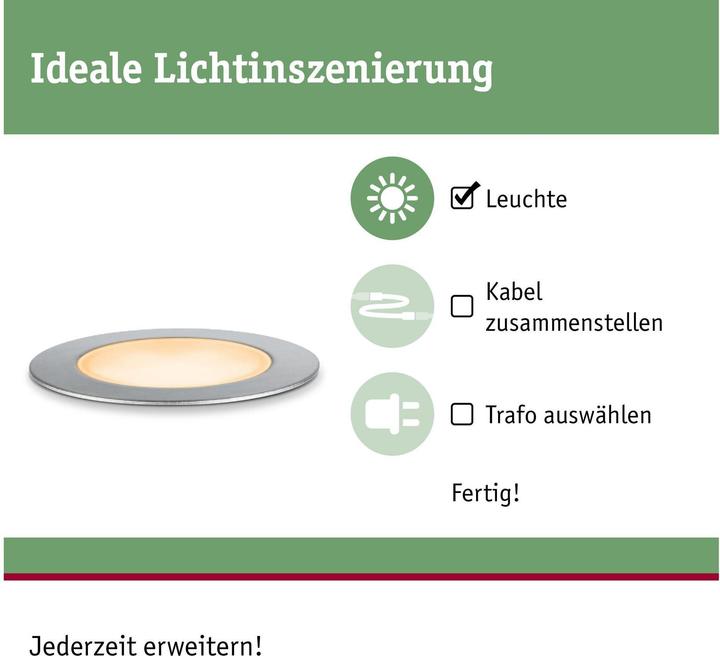 Produktbild Paulmann Outdoor Plug & Shine Floor Insect Friendly (100 lm, IP67)