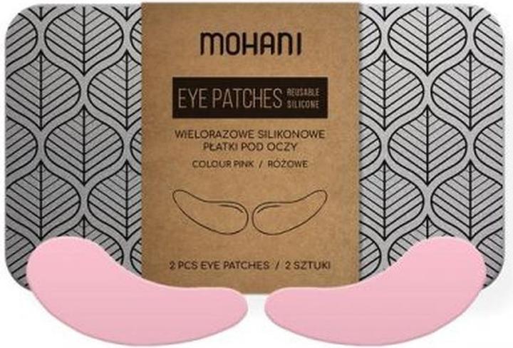 Actual product image Mohani MOHANI Wielorazowe płatki silikonowe pod oczy Pink 2 sztuki (Pink)