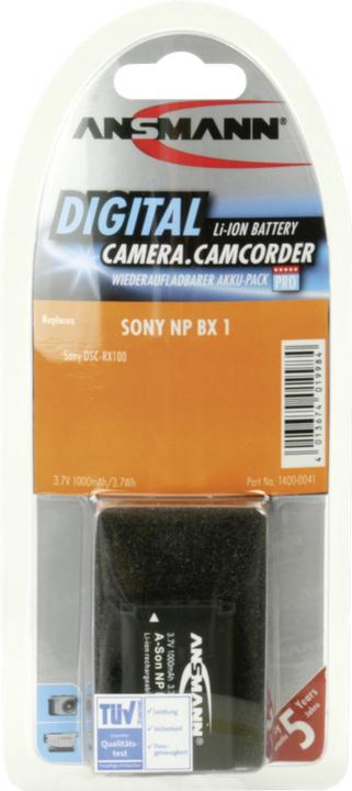 Produktbild Ansmann A-Son NP-BX1 (Kamera Akku)
