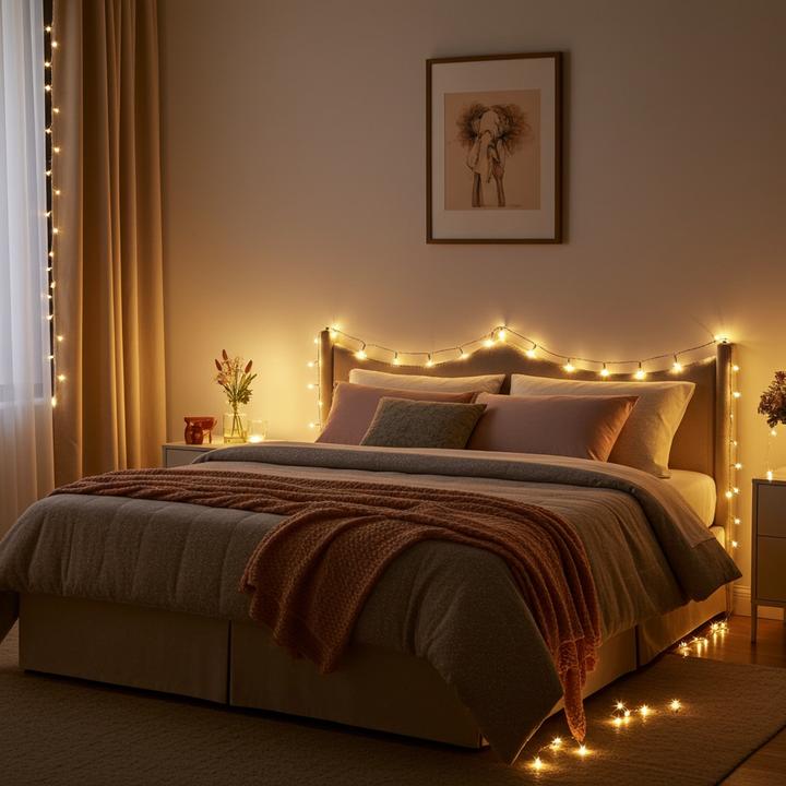 Immagine prodotto Nedis Luci decorative | Cavo | 96 LED | Bianco caldo | 7,20 m | Effetti di luce: 7 | Interno ed esterno (7.20 m)