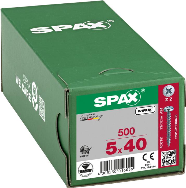 Actual product image Spax Chipboard screws (500 Screws per piece)