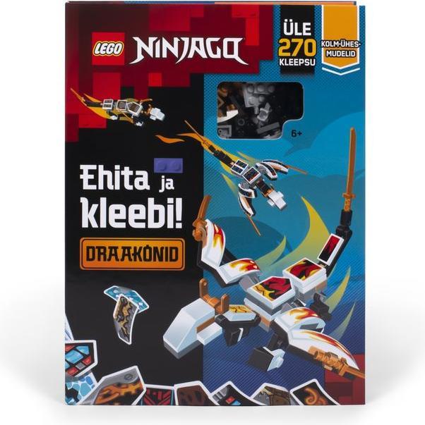 Produktbild LEGO NINJAGO Activity Book "Build and Stick: Dragons" (In Estonian lang.) (LEGO Ninjago)