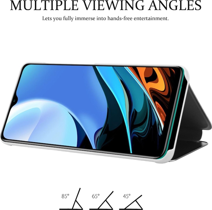 Actual product image Cadorabo Smart View Mirror Book Cover (Xiaomi Redmi 9T, Xiaomi Poco M3)