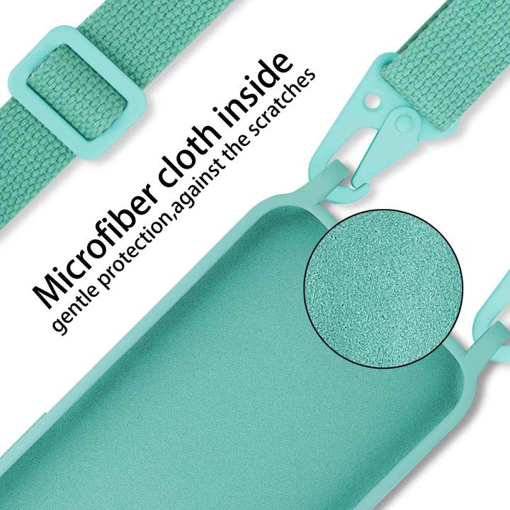 Actual product image Cadorabo TPU Cover Mobile Phone Chain Liquid (Samsung Galaxy A72, Samsung Galaxy A72 5G)