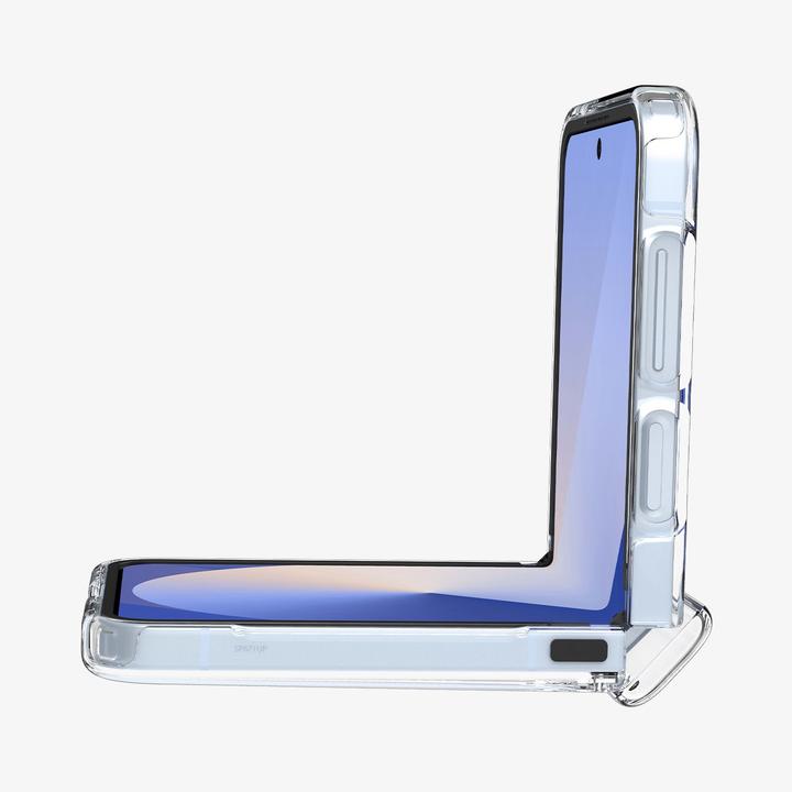 Actual product image Spigen Ultra Hybrid Pro (MagFit) Galaxy Z Flip 6 Case Clear White (Samsung Galaxy Z Flip6, Samsung Galaxy Z Flip7 FE)