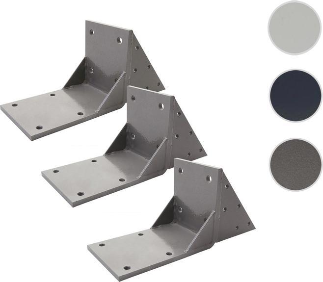 Image du produit Swisshandel24 3x Adaptateur de chevron pour store coffre T124, adaptateur de support de chevron - gris
